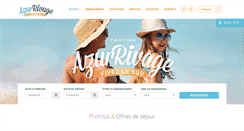 Desktop Screenshot of camping-azur-rivage.com